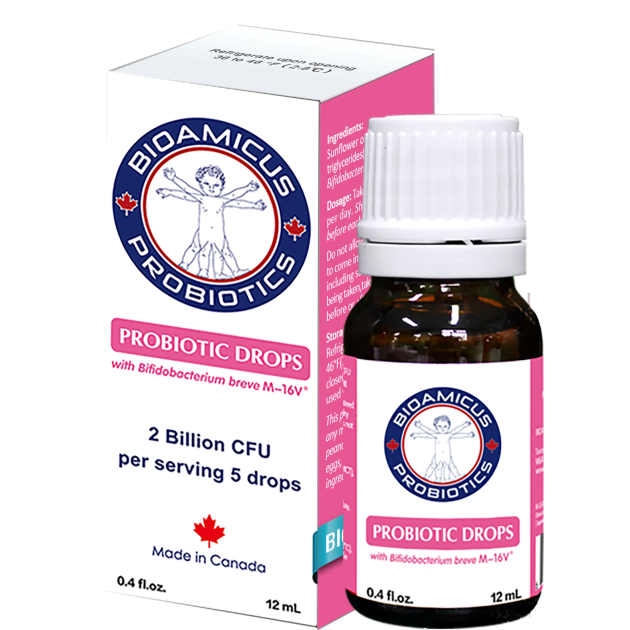 Bifidobacterium Breve M-16V® PROBIOTIC DROPS - BioAmicus - Your Friend ...